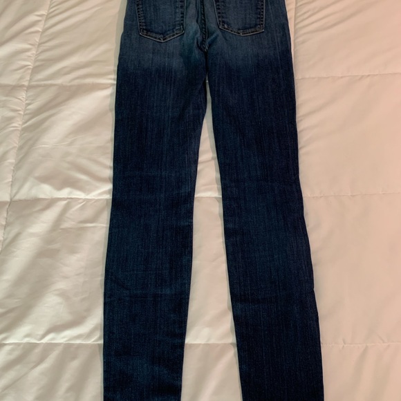 7 For All Mankind Blue the Skinny Jeans Classic Fit Sz 25 - Picture 14 of 14